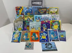 Pokemon Lot of Cards and Stickers All Squirtle #7 Squirtle Only Lot of 26 - Image 1
