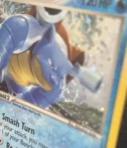 Blastoise 1/17 Pop Series 3 Holo 2006 Pokemon Card TCG Swirl MP/HP - Image 5