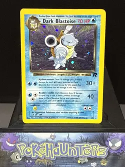 Pokemon Card Dark Blastoise 3/82 Holo Rare Team Rocket Set WOTC Light Play - Image 1