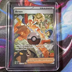 Arven 235/091 Paldean Fates Special Illustration Rare Pokemon TCG Card - Image 1
