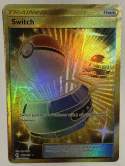 Switch (Secret) 160/149 SM Base Set Holo Pokemon TCG Card LP - Image 1