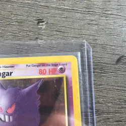 Gengar 5/62 Fossil Unlimited 1999 Pokemon Card Holo Rare NM - Image 3