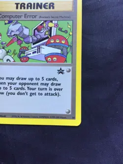 Pokemon Cards: Wizards Black Star Promo: Computer Error 16 - Image 4
