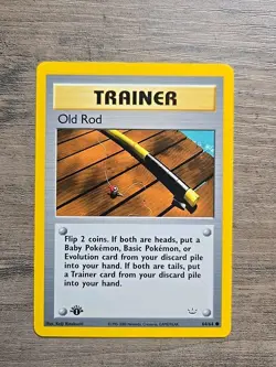 Pokemon TCG Cards 1st Edition Old Rod 64/64 Neo Revelation NM - Image 1