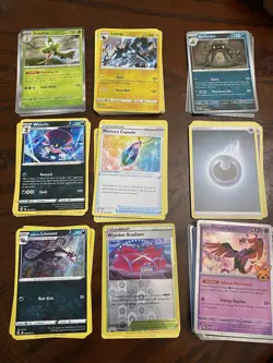 283 Pokemon Trading Cards plus 19 Code Redemption Cards and 31 Energy Cards - Image 1