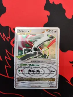 Pokemon TCG Arceus LV.X Holo Rare Trading Card 95/99 LP Condition - Image 1