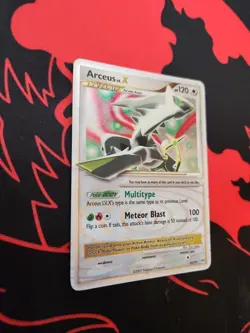 Pokemon TCG Arceus LV.X Holo Rare Trading Card 95/99 LP Condition - Image 2