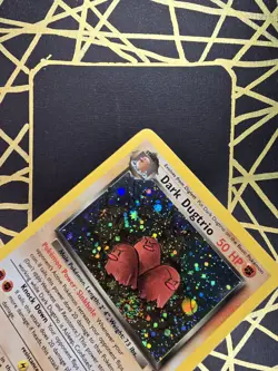 🔥 Dark Dugtrio 6/82 🔥 Original Holo Rare Team Rocket Set Pokemon Card WOTC - Image 5