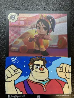 Disney Lorcana Signed & Sketch Card - FOIL - Hedvig Haggman-Sund - Image 5