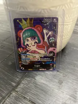 Sugar OP10-003 Parallel Alt Art Leader Royal Blood One Piece Card Game English - Image 1