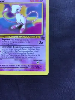 Pokemon Cards: Wizards Black Star Promo: Mew 8 - Image 4