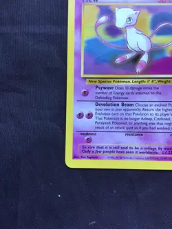Pokemon Cards: Wizards Black Star Promo: Mew 8 - Image 5