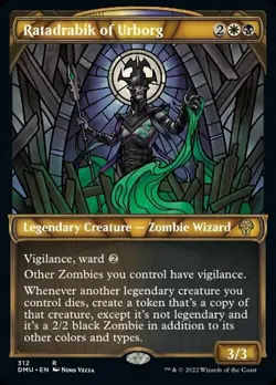 Magic The Gathering MTG RATADRABIK OF URBORG SHOWCASE Dominaria United NM - Image 1