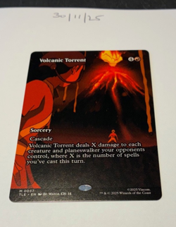 Magic the Gathering MTG Volcanic Torrent x1 Borderless Card NM/M Avatar - Image 1