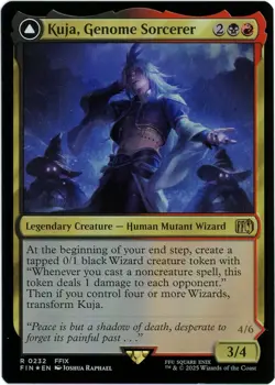 Kuja, Genome Sorcerer / Trance Kuja, Fate Defied - 0232 - Foil Final Fantasy MTG - Image 1