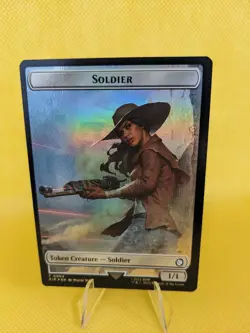 MTG Fallout PIP Soldier (0004) Junk (0015) Foil Double-Sided Token Magic - Image 2