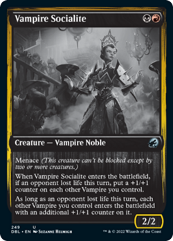 Vampire Socialite (Grayscale) Innistrad: Double Feature - Midnight Hunt PLD - Image 1