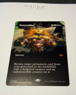 Magic the Gathering MTG Perennation Mythic B'less Card NM/M Dragonstorm - Image 1
