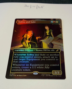 Magic the Gathering MTG Sokka and Suki x1 Rare B'less FOIL Card NM/M - Image 1