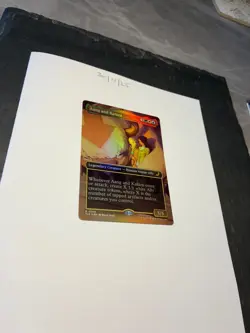 Magic the Gathering MTG Aang and Katara x1 Rare B'less FOIL Card NM- - Image 2