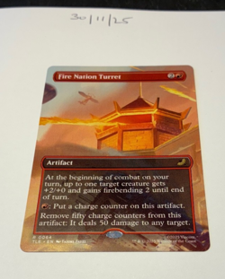 Magic the Gathering MTG Fire Nation Turret x1 Rare B'less Card NM/M - Image 1