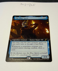 Magic the Gathering MTG The Blue Spirit x1 Rare Extended Card NM/M Avatar - Image 1