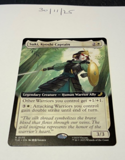 Magic the Gathering MTG Suki, Kyoshi Captain x1 Rare Extended Card NM/M Avatar - Image 1