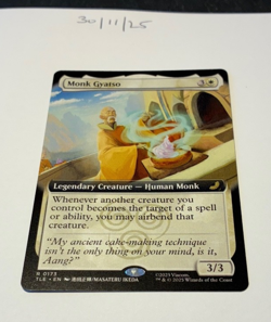Magic the Gathering MTG Monk Gyatso x1 Rare Extended Card NM/M Avatar - Image 1