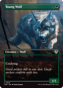 Young Wolf (Borderless) [Innistrad Remastered] - Image 1