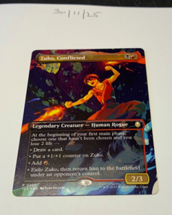 Magic the Gathering MTG Zuko, Conflicted x1 Rare Borderless Card NM/M - Image 1