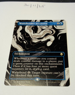 Magic the Gathering MTG Waterbender Ascension x1 Rare Borderless Card NM/M - Image 1