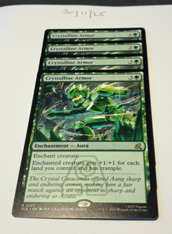 Magic the Gathering MTG Crystalline Armor x4 Rare Cards NM/M Avatar - Image 1