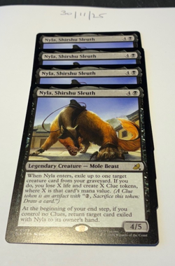 Magic the Gathering MTG Nyla, Shirshu Sleuth x4 Rare Cards NM/M Avatar - Image 1
