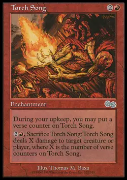 MTG 2x TORCH SONG EXC - CANTO DELLA TORCIA - US - MAGIC - Image 1