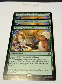 Magic the Gathering MTG Tale of Katara and Toph x3 Rare Cards NM/M Avatar - Image 1