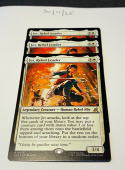 Magic the Gathering MTG Jet, Rebel Leader x3 Rare Cards NM/M Avatar - Image 1