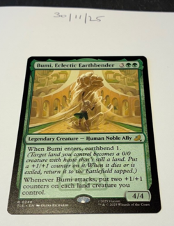 Magic the Gathering MTG Bumi, Eclectic Earthbender x1 Rare Card NM/M Avatar - Image 1