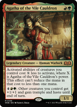 Agatha of the Vile Cauldron [Wilds of Eldraine] - Image 1