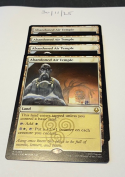 Magic the Gathering MTG Abandoned Air Temple x4 Rare Cards NM/M Avatar - Image 1
