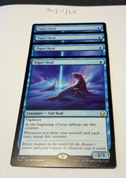 Magic the Gathering MTG Tiger-Seal x4 Rare Cards NM/M Avatar - Image 1