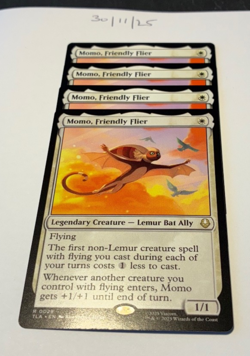 Magic the Gathering MTG Momo, Friendly Flier x4 Rare Cards NM/M Avatar - Image 1