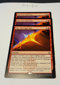 Magic the Gathering MTG The Last Agni Kai x3 Rare Cards NM/M Avatar - Image 1