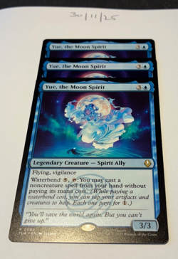 Magic the Gathering MTG Yue, the Moon Spirit x3 Rare Cards NM/M Avatar - Image 1