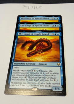 Magic the Gathering MTG The Unagi of Kyoshi Island x3 Rare Cards NM/M Avatar - Image 1