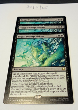 Magic the Gathering MTG Foggy Swamp Visions x3 Rare Cards NM/M Avatar - Image 1