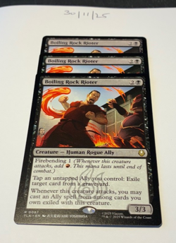 Magic the Gathering MTG Boiling Rock Rioter x3 Rare Cards NM/M Avatar - Image 1