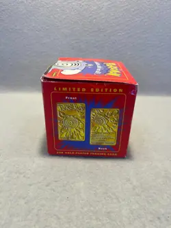 pokemon 23k gold plated trading card poliwhirl box only - Image 2