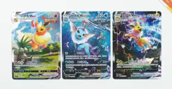 Pokemon Bundle Flareon Vaporeon & Jolteon Vmax Gift Box Promo Chinese Full Art - Image 1