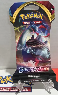 Pokemon Sword and Shield Base Set - 4 Sleeved Booster Packs NEW! FULL ART SET - Image 3