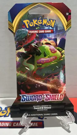 Pokemon Sword and Shield Base Set - 4 Sleeved Booster Packs NEW! FULL ART SET - Image 4